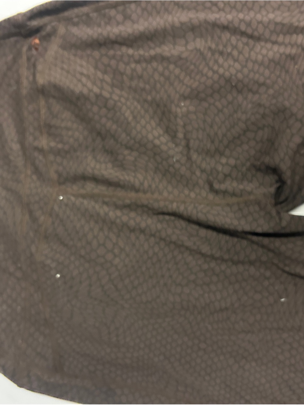 Fabletics Brown Textured High-Rise Leggings - Picture 3 of 3